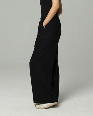 Wide Leg Linen Drawstring Pants - Dorsu Ethical Clothing