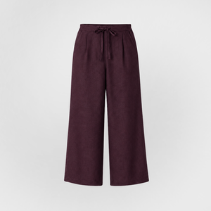 PRE-ORDER Wide Leg Linen Drawstring Pants