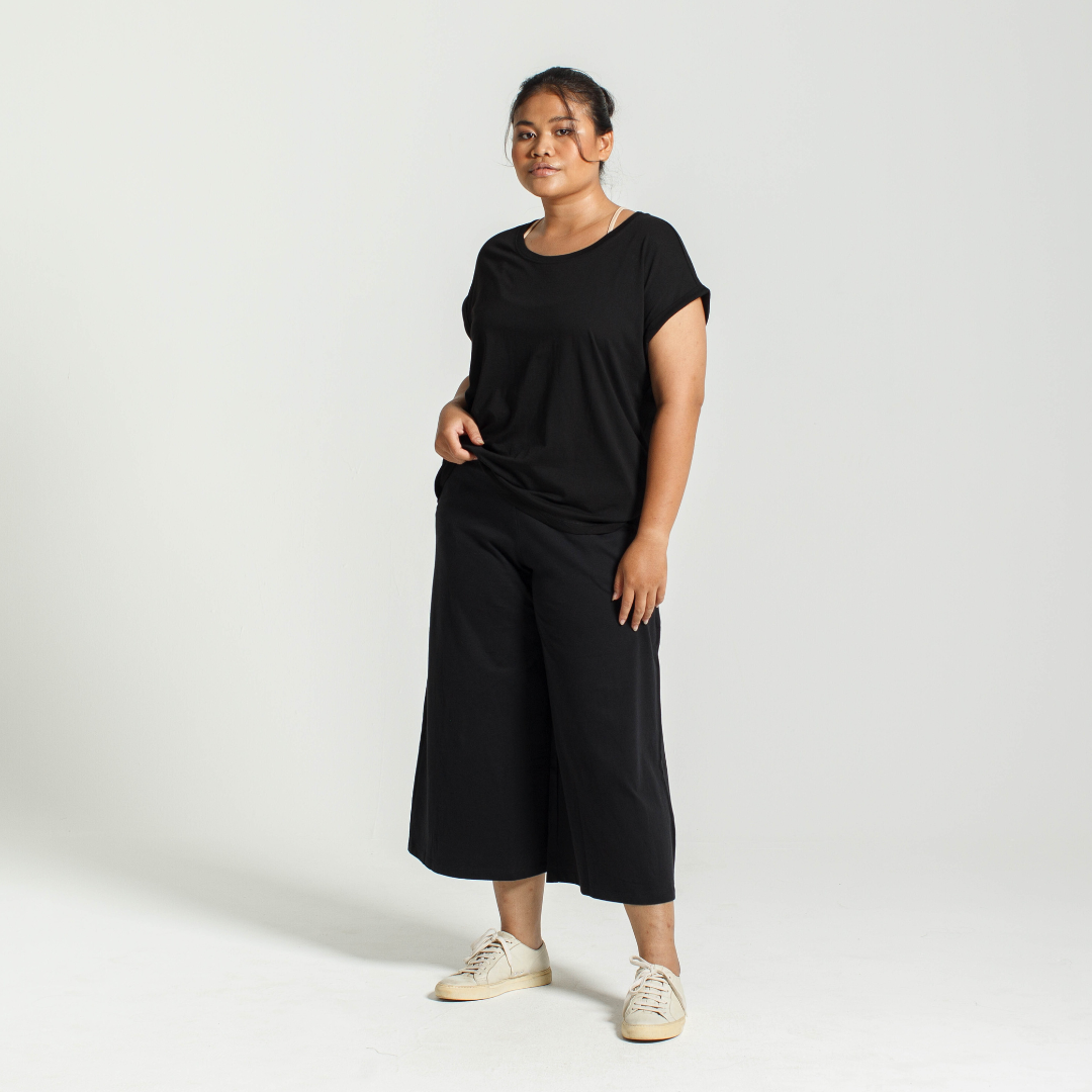 Rolled Sleeve Crew - Dorsu Ethical Clothing