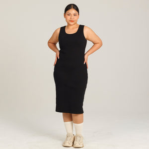 រ៉ូប Midi Tank Ribbed