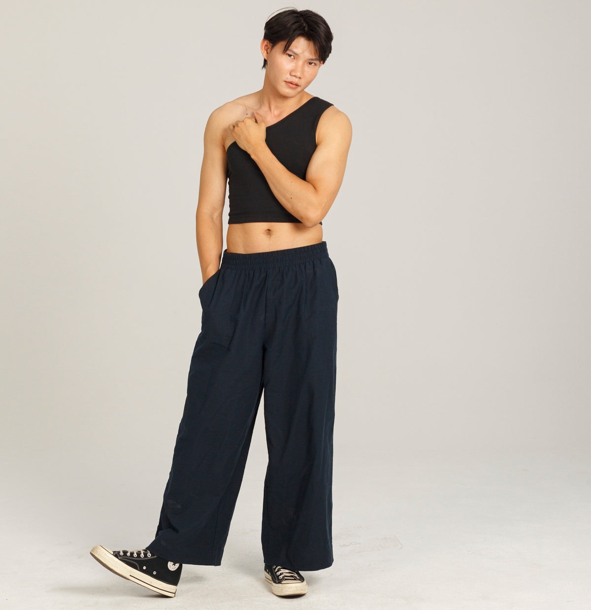 Wide Leg Linen Pants - Dorsu Ethical Clothing