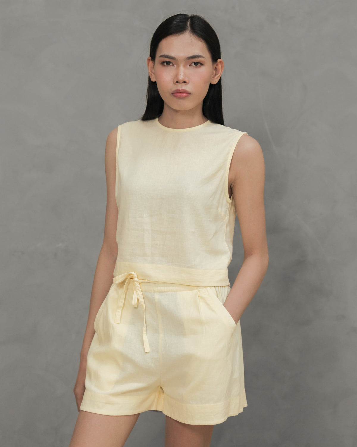 PRE-ORDER Linen Drawstring Shorts