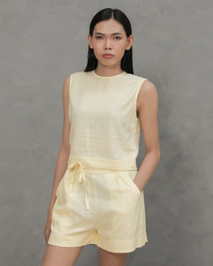 PRE-ORDER Linen Drawstring Shorts
