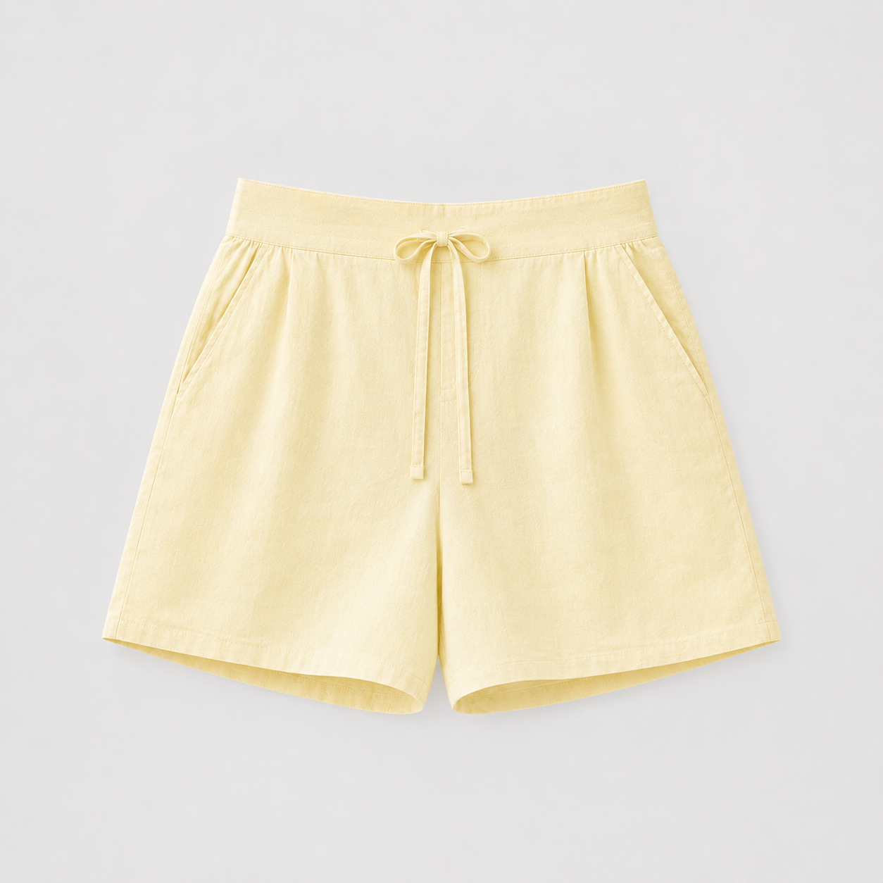 Linen Drawstring Shorts