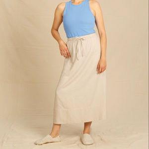 Linen Midi Skirt - Dorsu Ethical Clothing