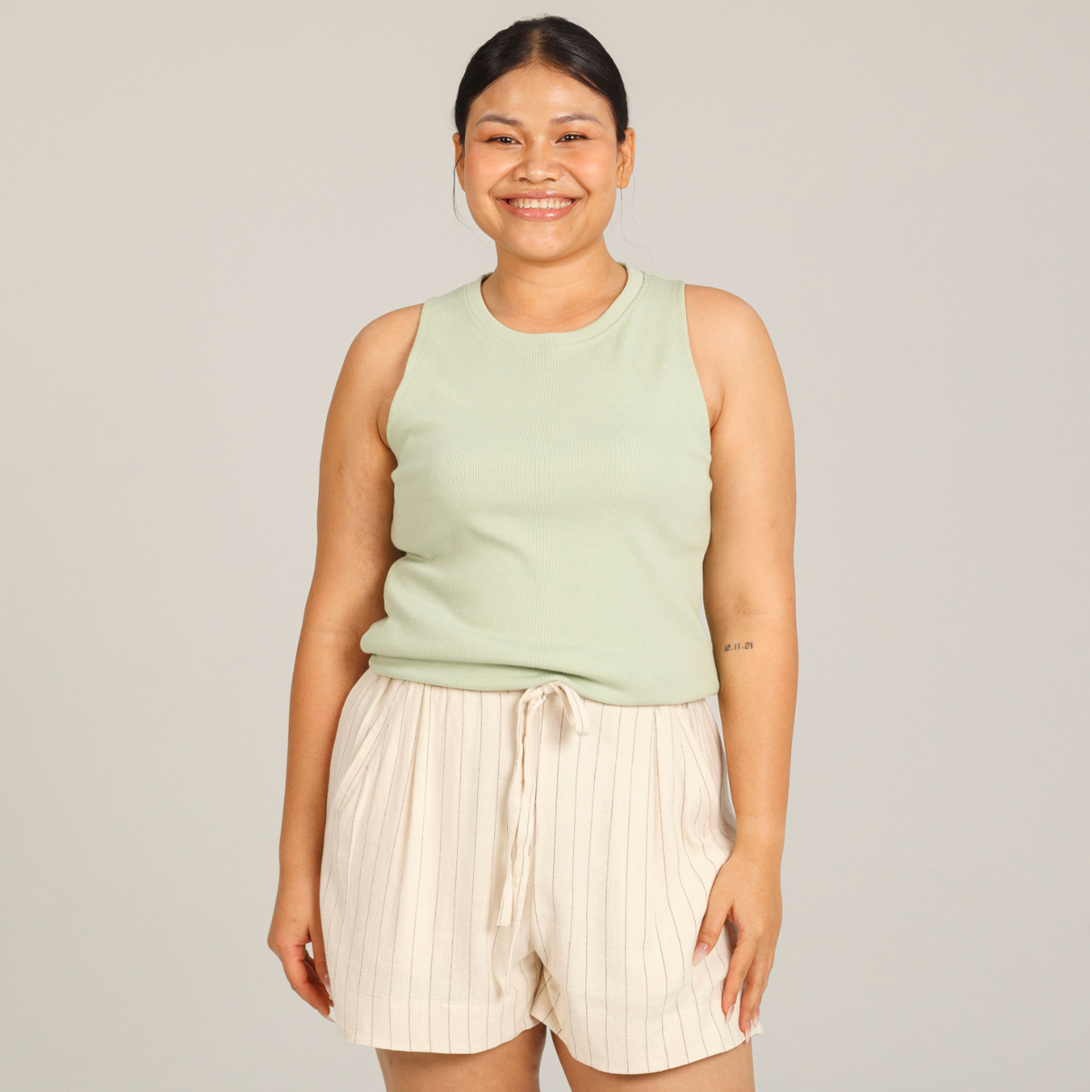 Ribbed Staple Tank - Dorsu Ethical Clothing