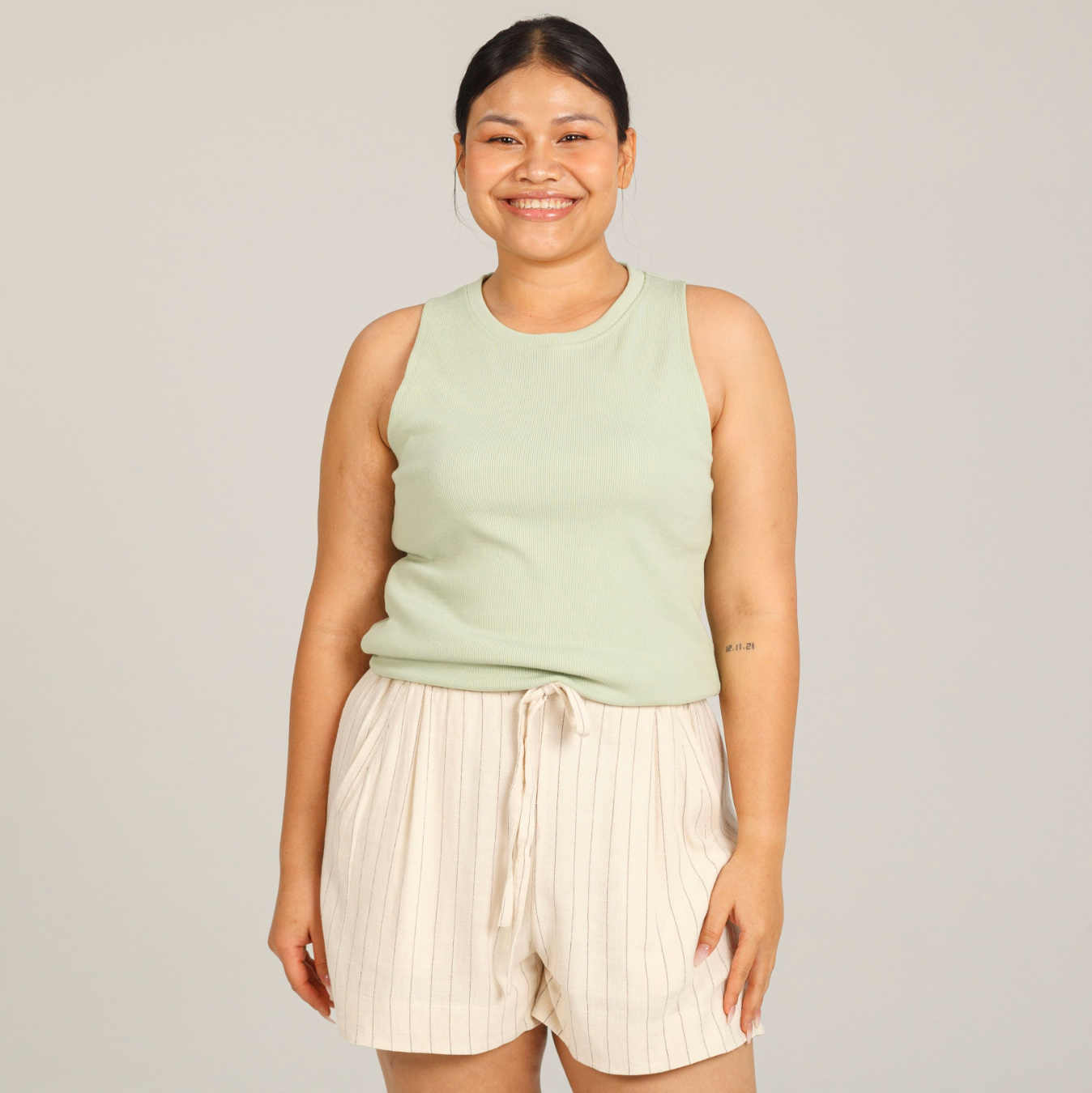 Ribbed Staple Tank - Dorsu Ethical Clothing