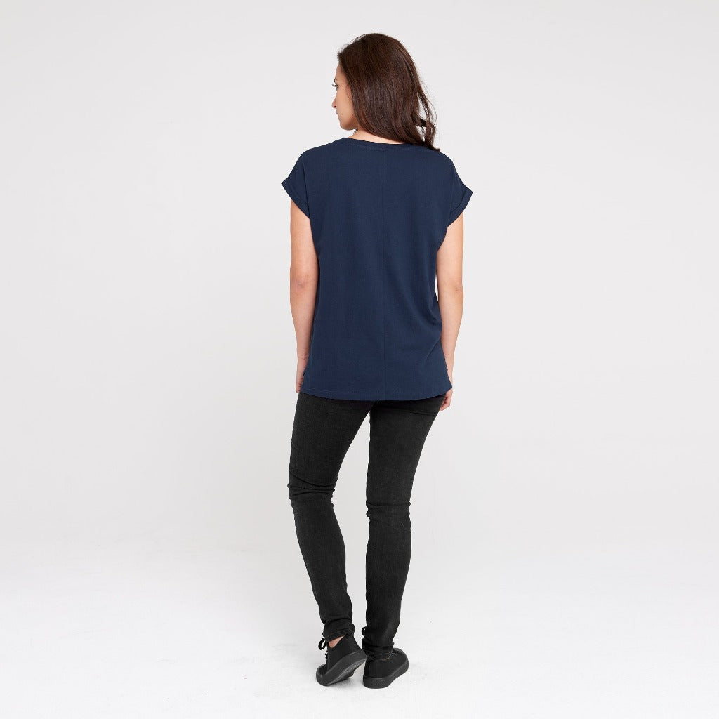 Rolled Sleeve Crew - Dorsu Ethical Clothing