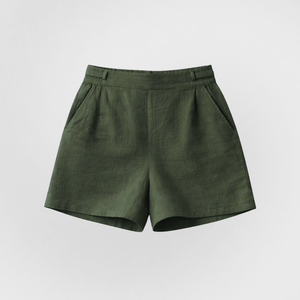 ខោខ្លី Linen Drawstring