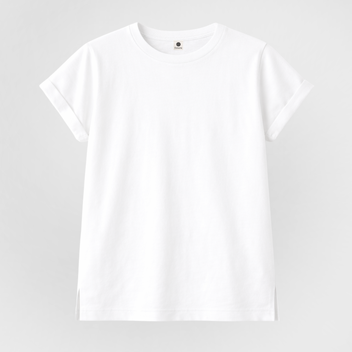Rolled Sleeve Crew T-Shirt