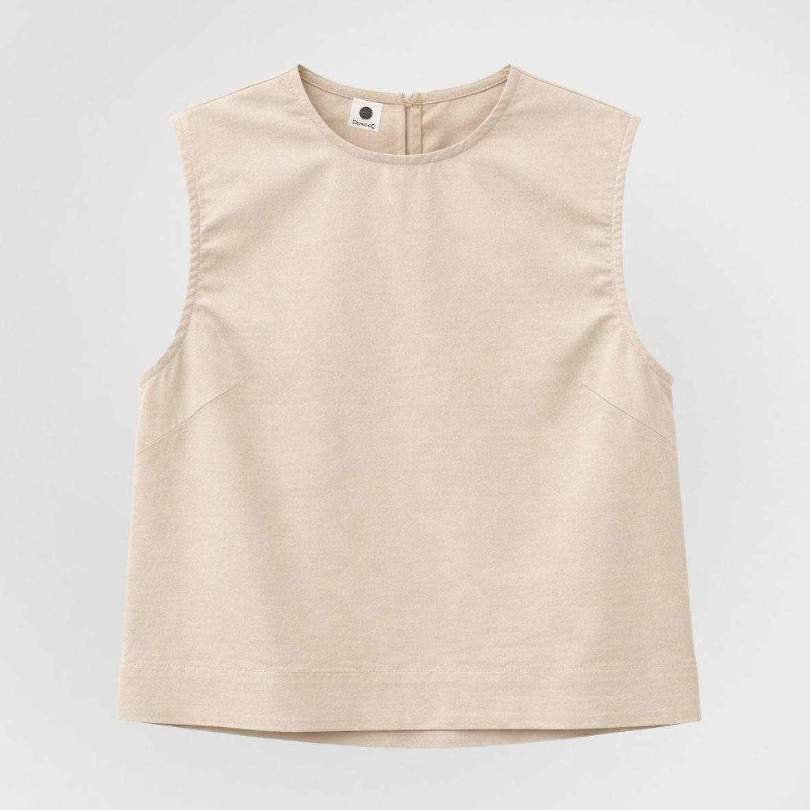 Linen Crop Top